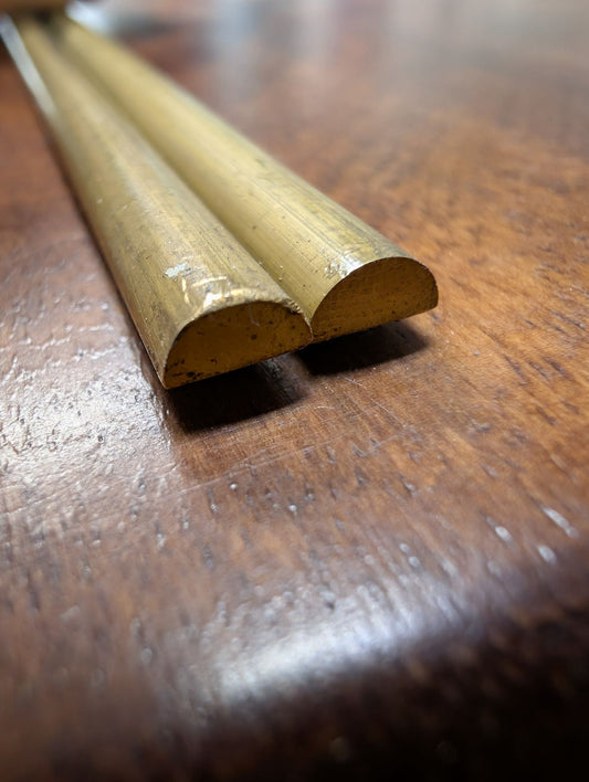 Brass Half-Round