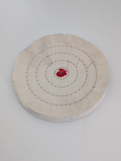 6'' Stitched Cotton Buffing Wheels