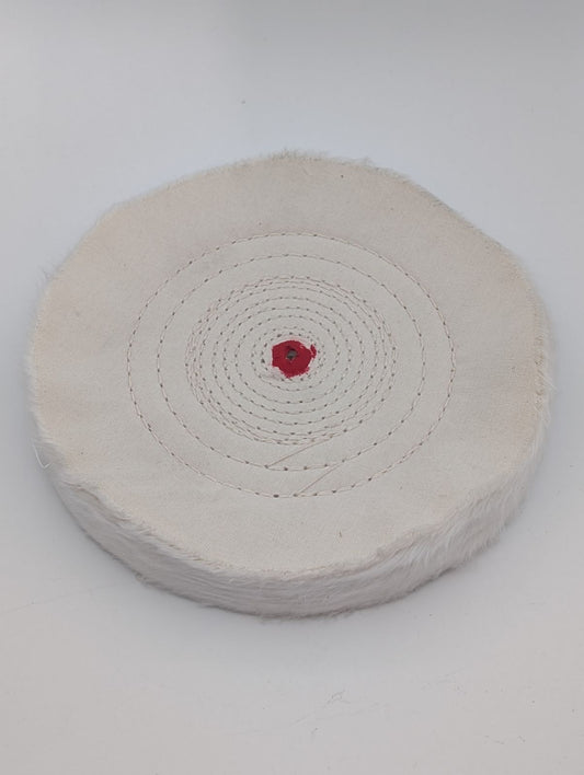 8'' Stitched Cotton Buffing Wheels